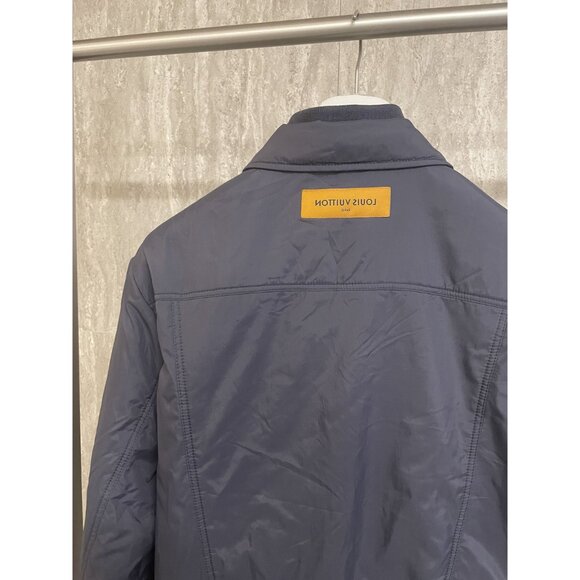 Louis Vuitton Mens Navy Quilted Jacket Size 52 - Picture 3 of 16